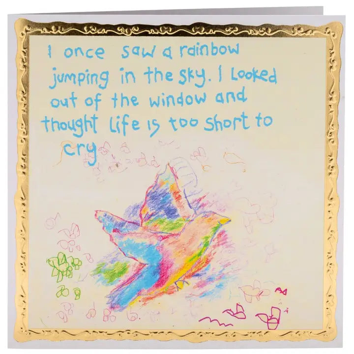Life is Too Short Greetings Card