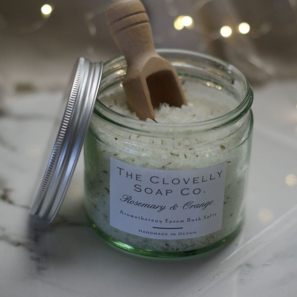 Rosemary and Orange Aromatherapy Epsom Bath Salts 250g