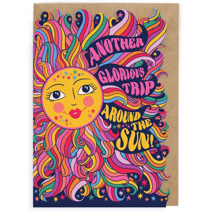 Glorious Sun Greetings Card