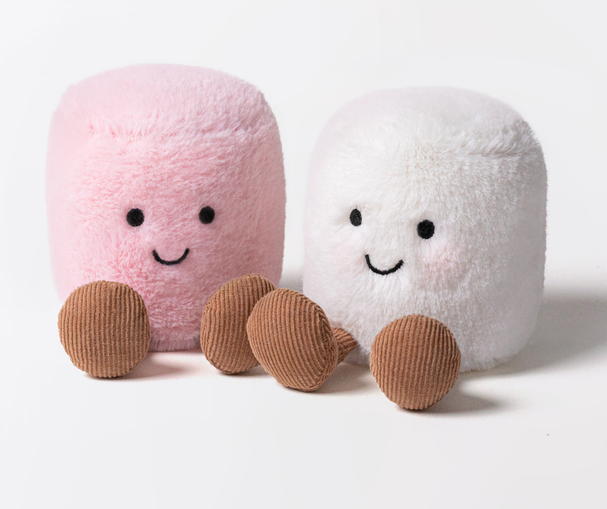 Jellycat Amuseables Pink and White Marshmallows