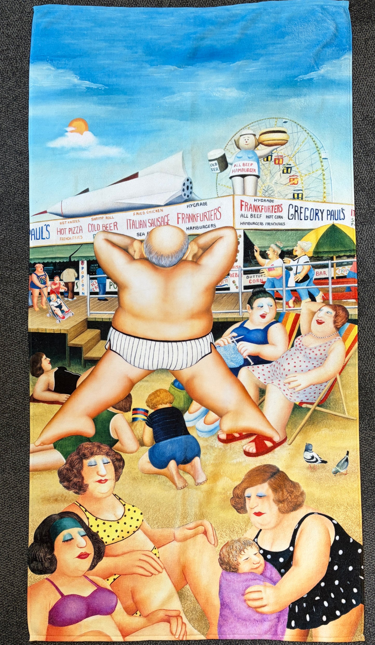 Beryl Cook Beach Towel