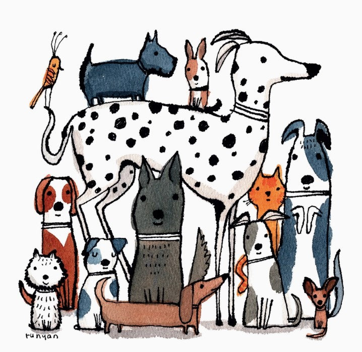 National Dog Day Greetings Card