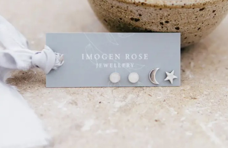 'sweet Dreamin' Silver Stud Set