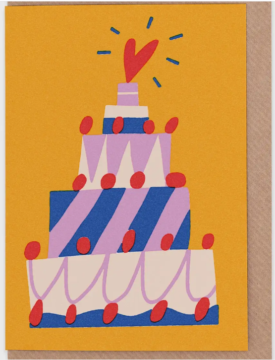 Wedding Cake Greetings Card