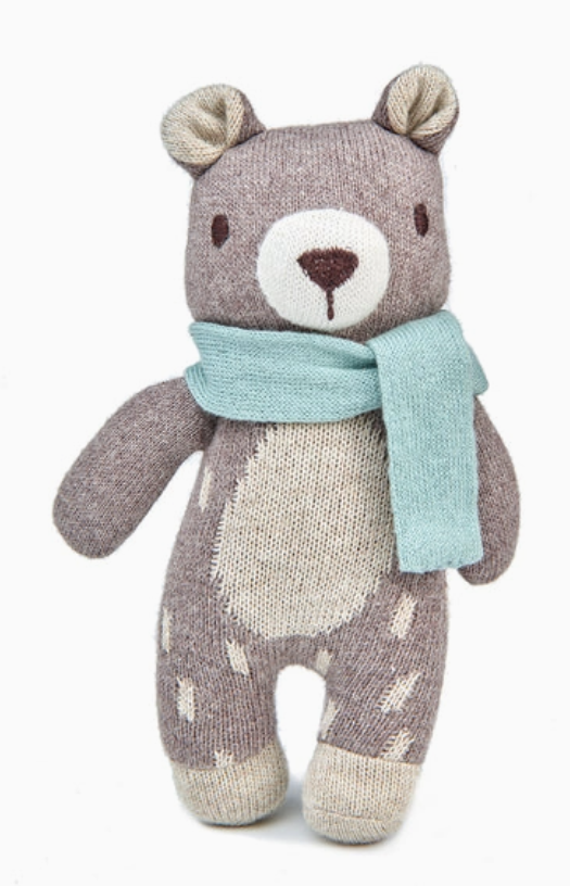 Fred Bear Knitted Soft Toy