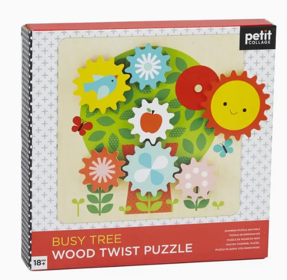 Busy Tree Wooden Twist Puzzle