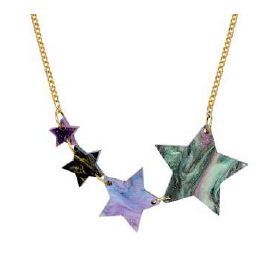 Shooting Star Necklace - Astrology Pearl