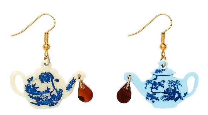 Vintage Teapot Earrings
