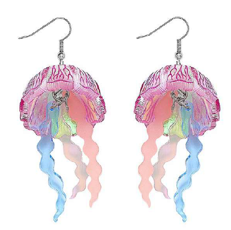 Moon Jellyfish Earrings
