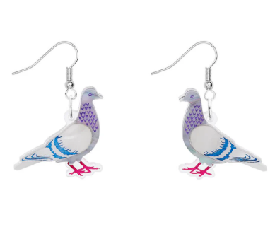 Pigeon Earrings