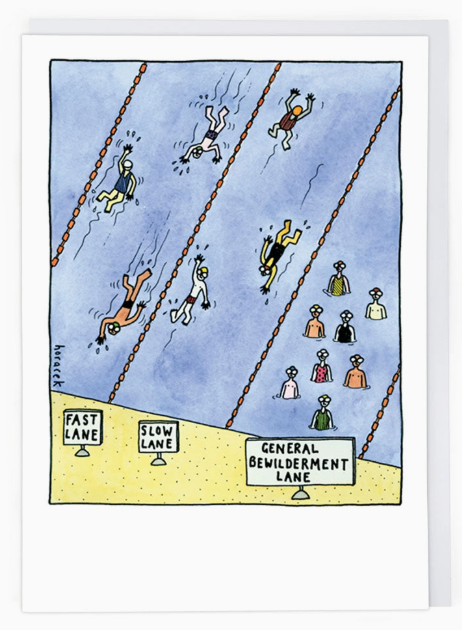 General Bewilderment Lane Greetings Card