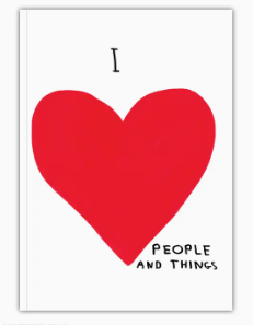 David Shrigley A6 Notebook - I Love People