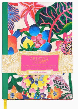 Arthouse Unlimited A5 Chunky Journal - Floral Tropicana