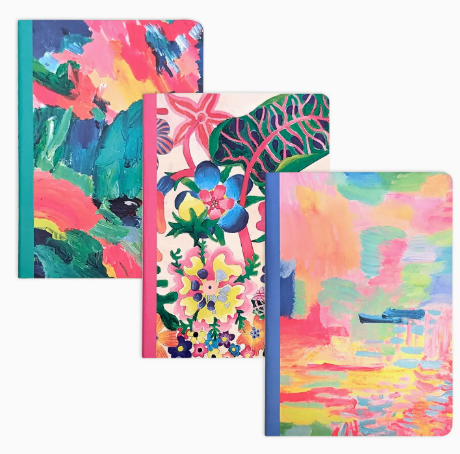 Arthouse Unlimited Set of 3 A6 Notebooks - Colour Sugar