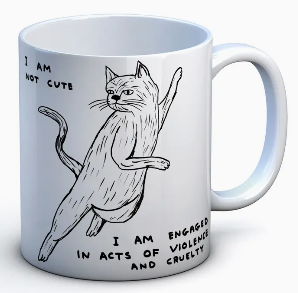 David Shrigley Mug - I am not Cute