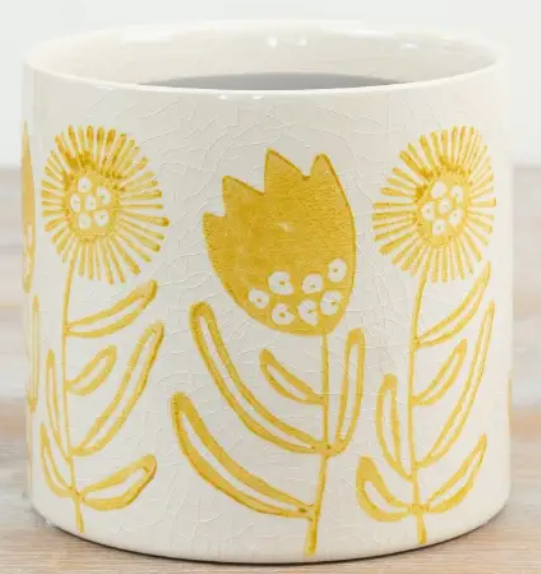 Sunflower Planter, 14cm