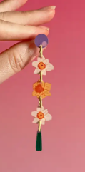 Botanical Wearable - Daffodil Earrings