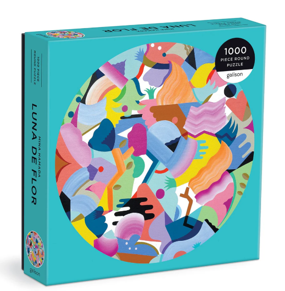Mina Hamada Luna de Flor 1000 Piece Round Puzzle