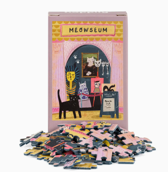 Meowseum - 99 Piece Mini Jigsaw Puzzle