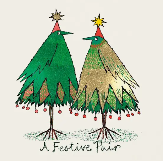 A Festive Pair Christmas Card