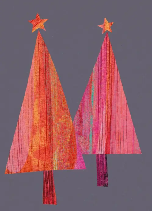 Festive Trees Greetings Card