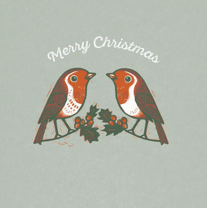 Robins Greetings Card