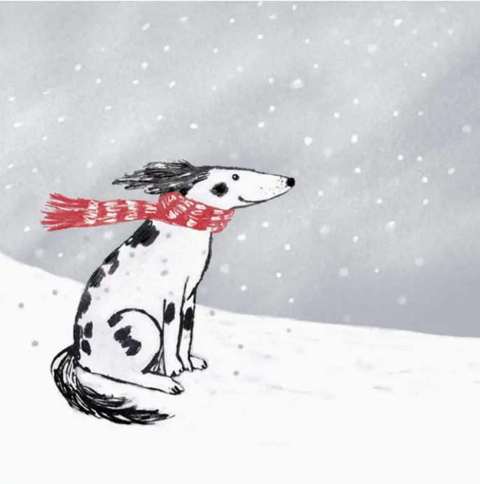Waiting For Snowballs Greetings Card