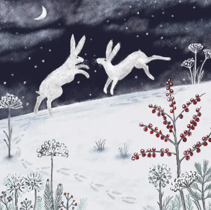 Winter Joy Greetings Card