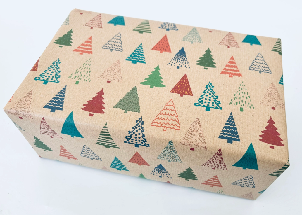 Recycled Kraft Gift Wrapping Paper - Rolls