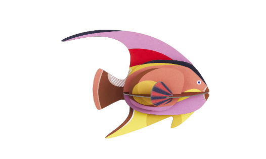 Blackap Fish 3D Wall Art