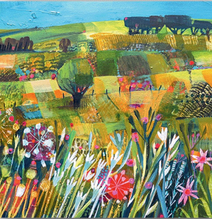 Blue Skies Greetings Card