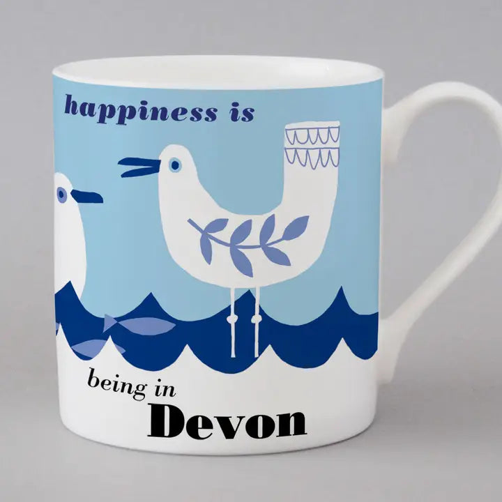 Repeat Repeat Ocean | Devon Mug | Seagull