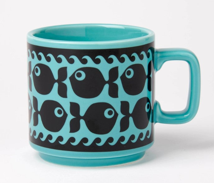 Hornsea Mug Fish Blue