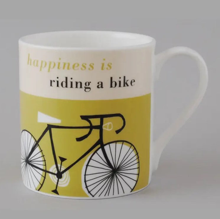 Happiness is Riding a Bike Mug - Green