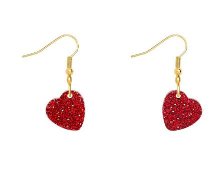 Heart Charm Earrings