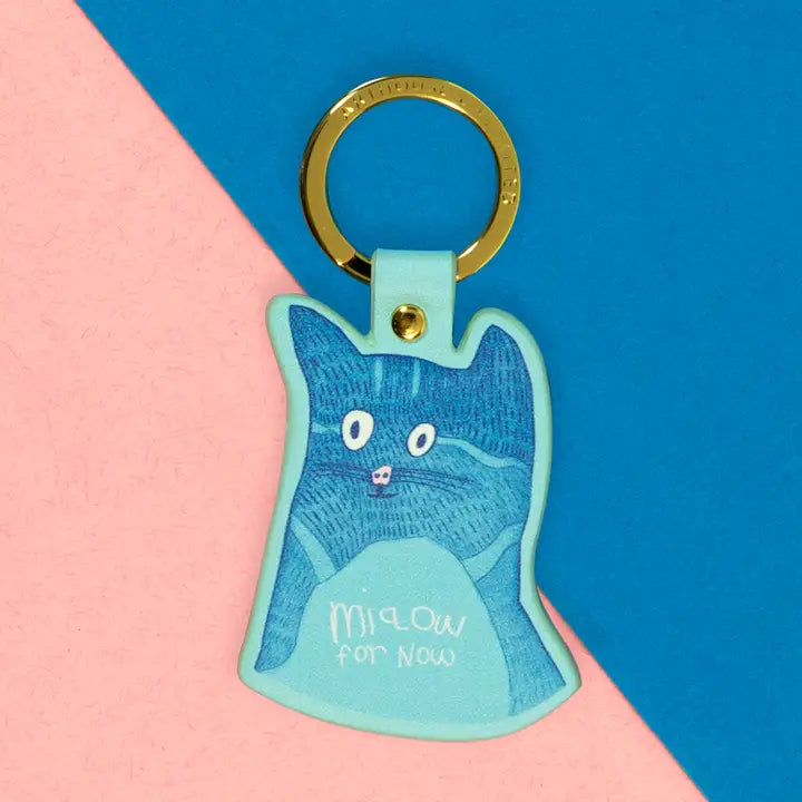 Recycled Keyring - Miaow For Now