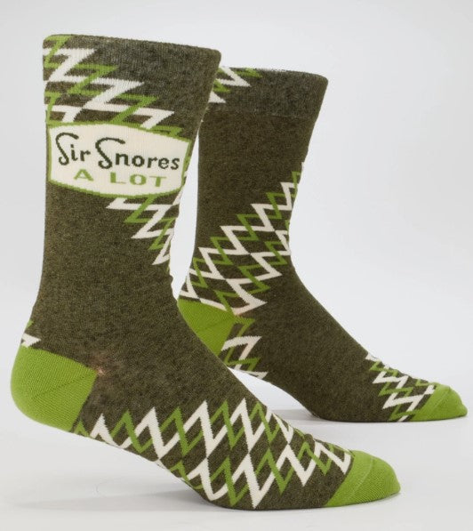 Sir Snores A Lot Men's Socks