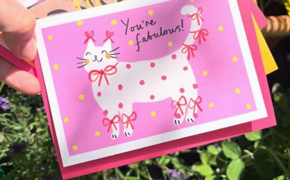 You're Fabulous! Cat Greetings Card