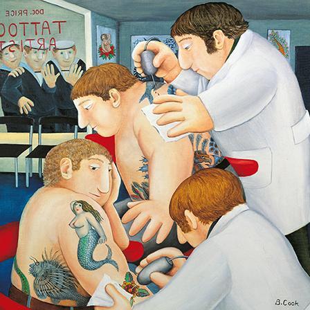 Beryl Cook Tattoo Artist Card