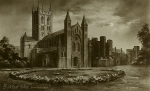 Painting of Buckfast Abbey, Print