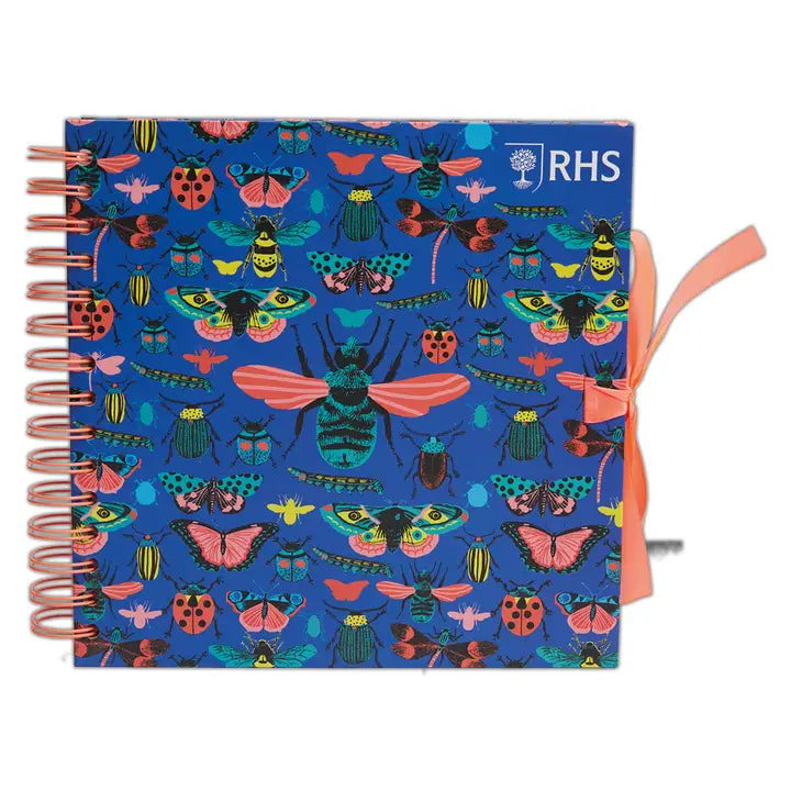 Rhs Wiro Bound Hardback Scrapbook 40 Pages 8" X 8" I Bug You