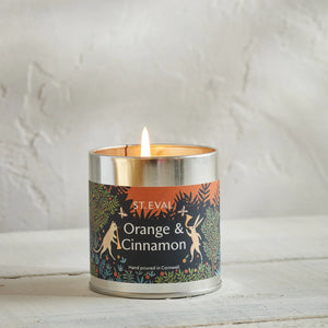 St Eval Orange and Cinnamon Christmas Scented Tin Candle