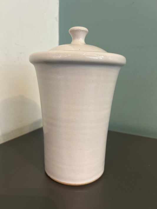 Arwyn Jones Tea & Coffee Jar - White