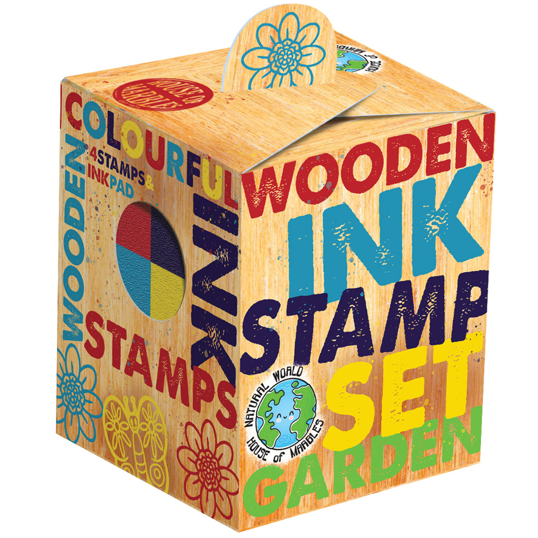 Wooden Ink Stamps - Garden