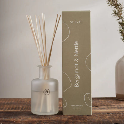 St Eval Bergamot & Nettle Lamorna Reed Diffuser