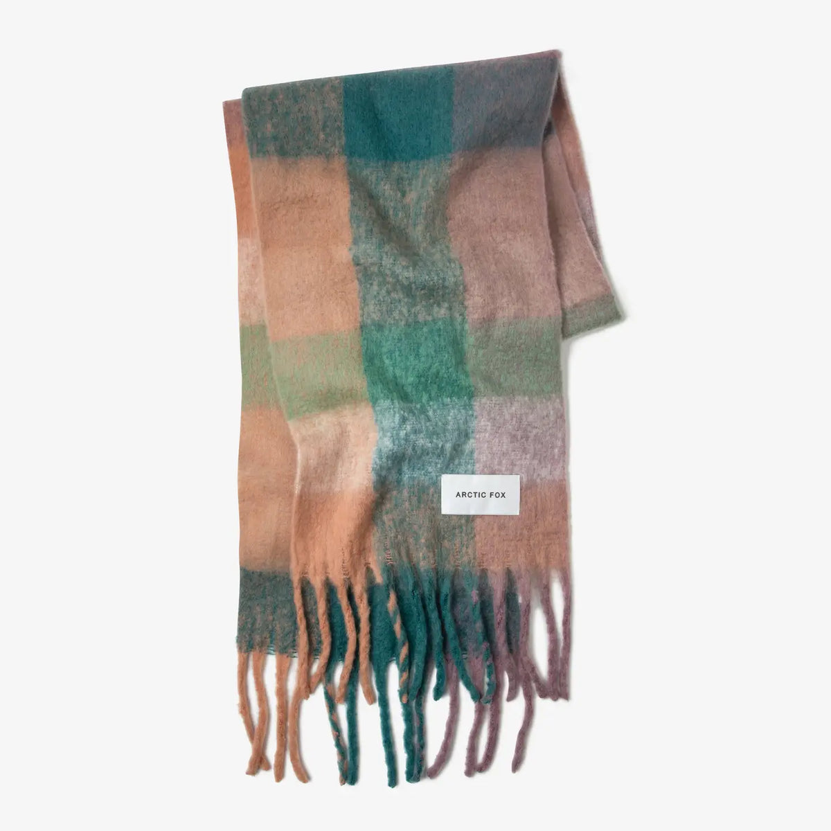 The Reykjavik Scarf - 100% Recycled - Lilac Check