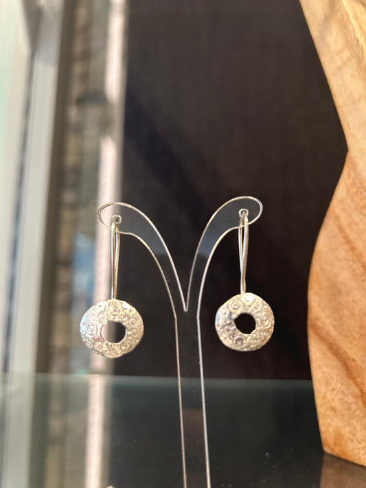 Ann Bruford Open Echinoderm Drop Earrings - small