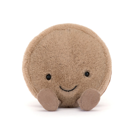 Jellycat Amuseables Mona Macaron (Chocolate)