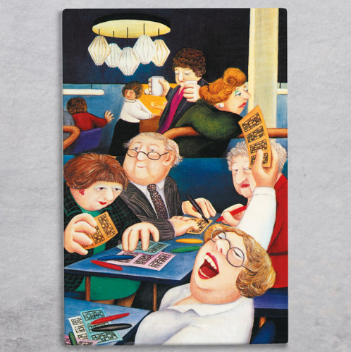 Beryl Cook Ceramic Art Panel Tiles 30cm x 20cm - Large Rectangular