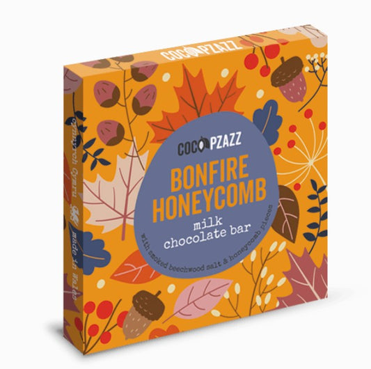 Bonfire Honeycomb Milk Chocolate Bar 80g